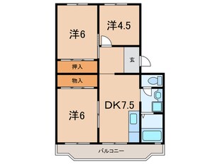 メゾン北鈴の物件間取画像